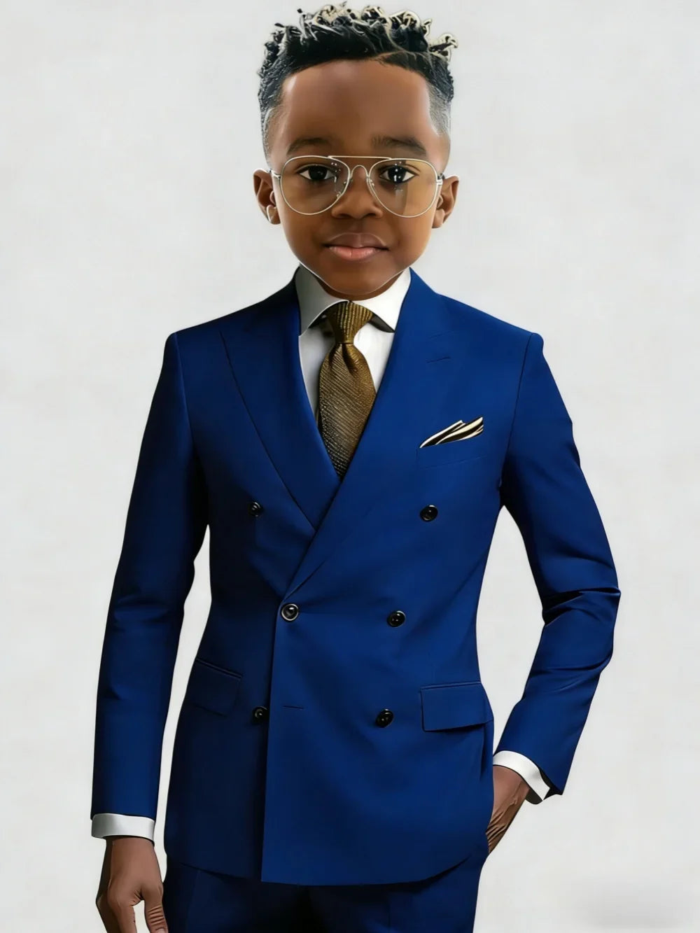 Many Colors Boys Slim Fit Suits 2 Pieces Jacket Pants Banquet Party Wear Long Sleeve Handsome Kids Suit Set Wedding Outfit