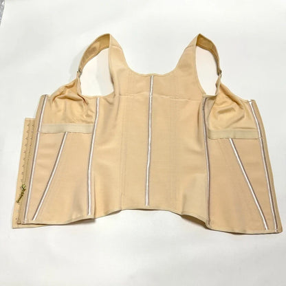 Shapewear Women Fajas Waist Trainer Tummy Control Vest Body Shaper 17 Steel Bones 3-Row Hooks Zipper Adjustable Strap
