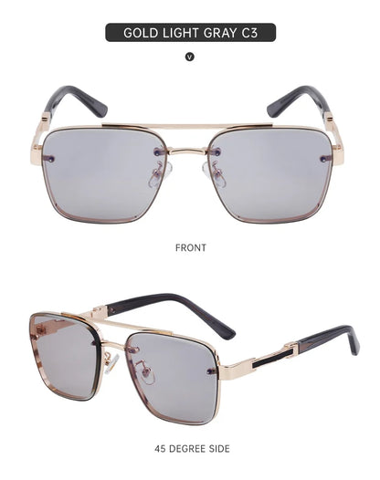 Retro Square Sunglasses For Men Sunscreen Vintage Sunglasses Women Trendy And Fashionable Fashion Glasses Gafas De Sol Hombre