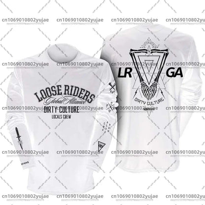 2025 newcomer motorcycle riding jerseys Loose rider shirt DH off-road motorcycle breathable sports T-shirt