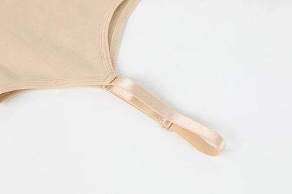 Seam-free Camisole Vest Shapewear Bodysuit for Women Tummy Control Butt Lifting Body Shaper Smooth Invisible Slimming Underwear