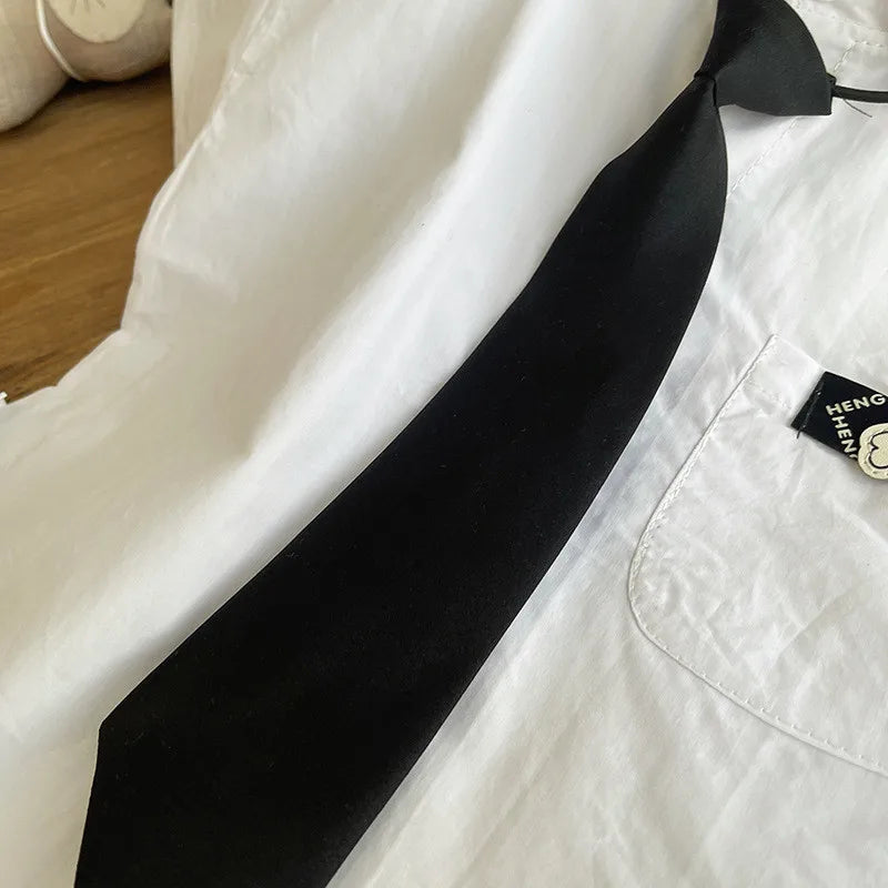 New Summer Baby Boy Gentleman Style Clothes Suit Shirt with Tie+Shorts 2Pcs/Set Infant Kids Fashion Toddler Clothing Tracksuits