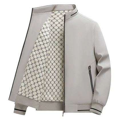 8XL Jacket Men Plus Size Autumn Casual Loose Coats Business Formal Jackets Spring Big Size Windbreaker Solid Outwear 6XL 7XL