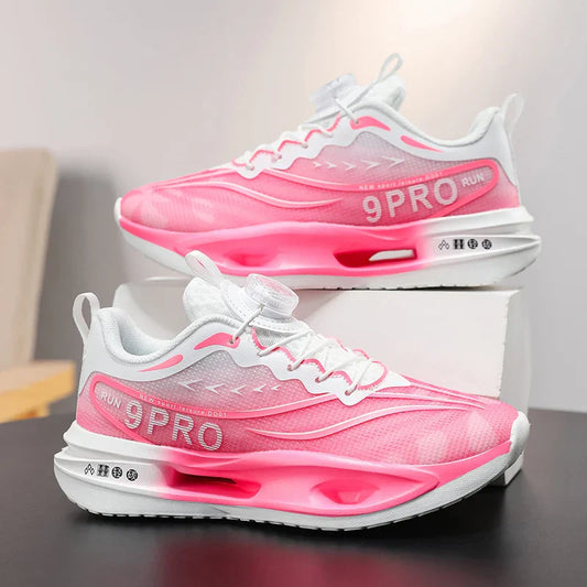 New Cushioning Running Shoes for Childrens Lightweight Sport Shoes Breathable Casual Sneakers Non-Slip Outdoor Boy Girl Training