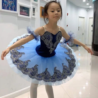 Summer Kids Ballet Dress Girls Children Clothes Princess Dress Women Ballet Tutu Dance Costumes Mother Daughter Outfit Vestido