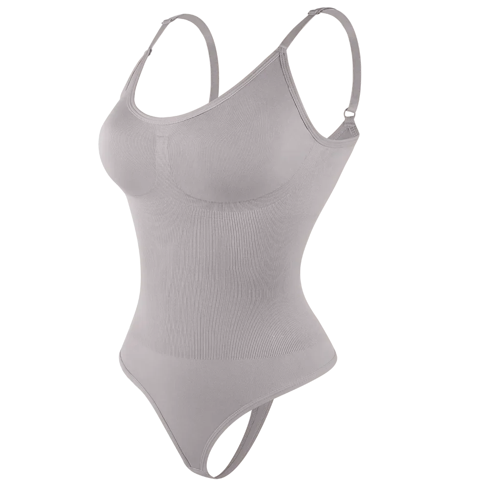 Bodysuit Women Shapewear Tummy Control Butt Lifter Body Shaper Smooth Invisible Under Dress Slimming Underwear Low Neck Jumpsuit