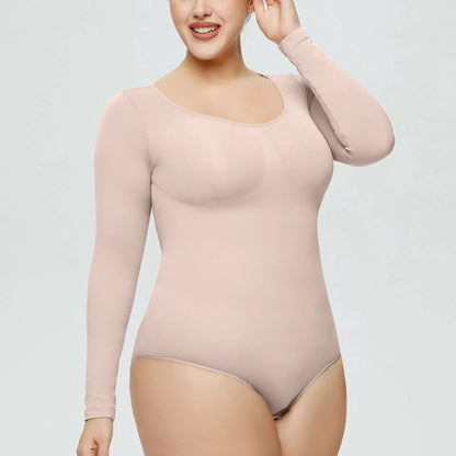 Sexy Women's Clothing Autumn/winter Long Sleeve Shapewear Tummy Control Bodycon Dress