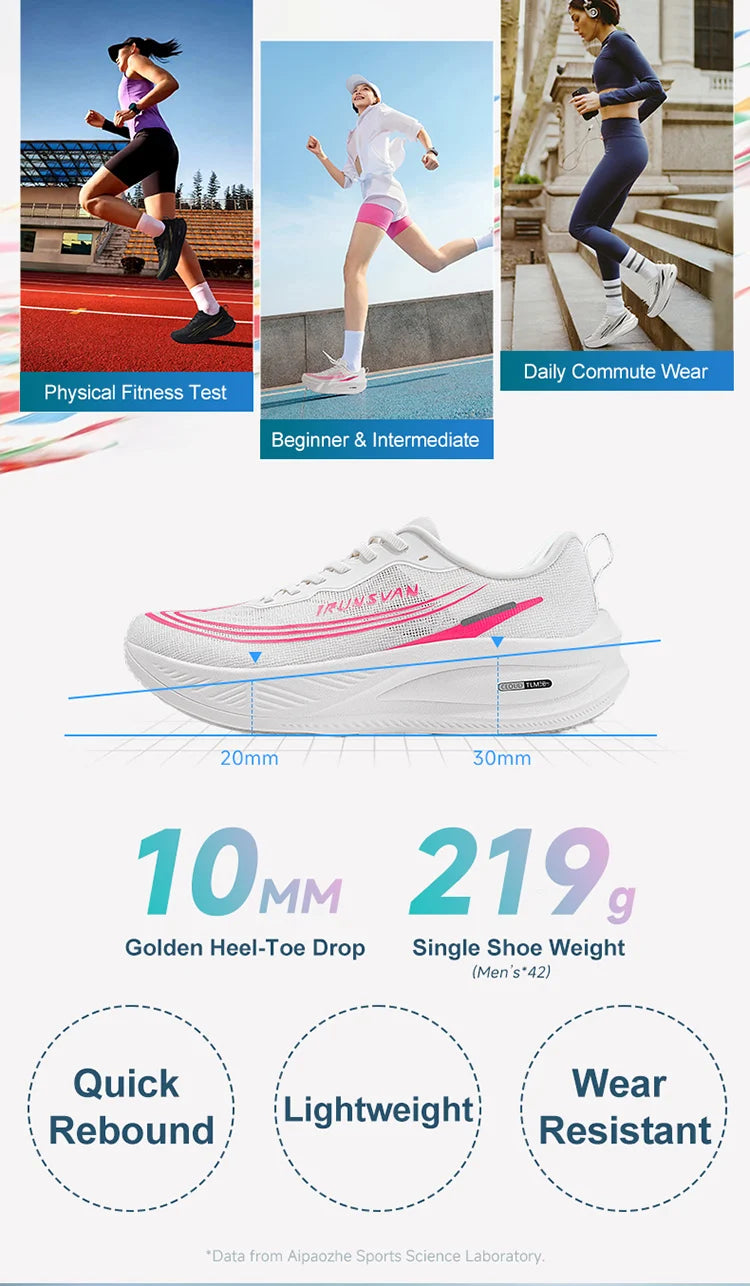 Heat 3.0 Lightweight Racing Running Shoes Comfortable And Shock-Absorbing Casual Men's And Women's Sports Shoes 172