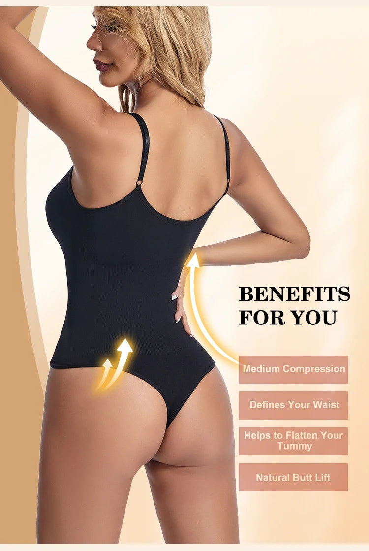Shapwear Soft Body Shaping  Thong Body Shaping Tummy Control Butt Lifter Cincher Slimming Sheath Shapers Bodysuit Woman Body