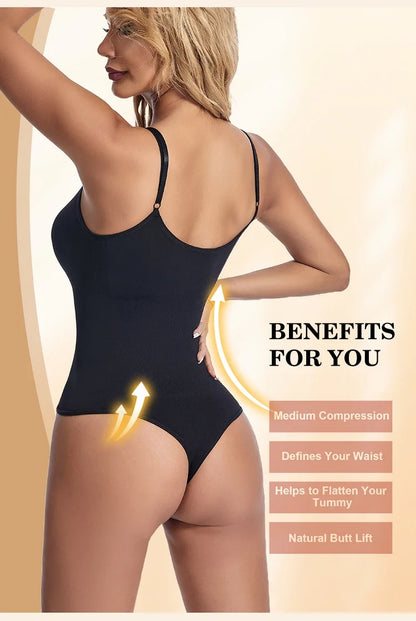 Shapwear Soft Body Shaping  Thong Body Shaping Tummy Control Butt Lifter Cincher Slimming Sheath Shapers Bodysuit Woman Body
