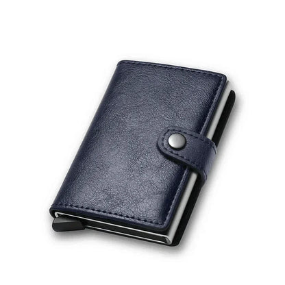 Carbon Fiber Credit Card Holder Wallet Money Bag Luxury Men Rfid Smart Metal Cardholder Case Slim Minimalist Wallet for Men
