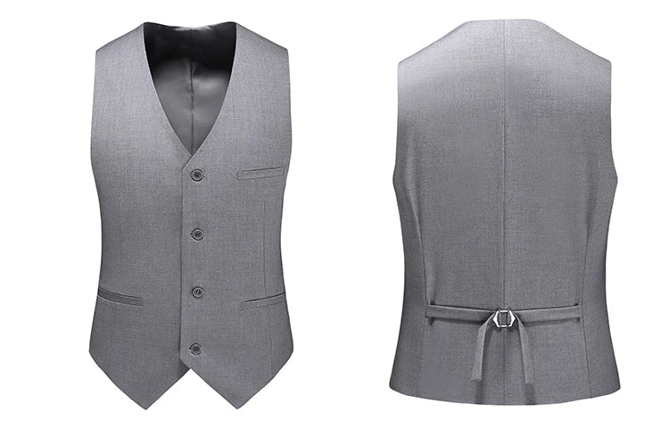Vest for Men 17 Colors Solid Color Slim Single Breasted Waistcoat Business Fashion Casual High Quality Men Clothing Suit Vests