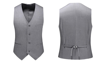 Vest for Men 17 Colors Solid Color Slim Single Breasted Waistcoat Business Fashion Casual High Quality Men Clothing Suit Vests