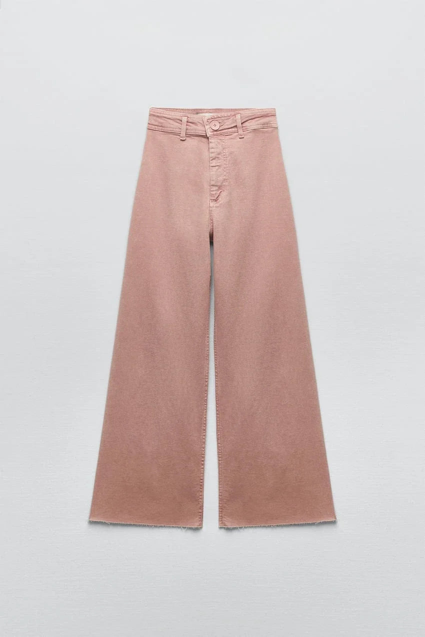 High Waist Straight Leg Navy Sle Women's Jeans Z Brand Slim Fit Casual Pants for Young Ladies Autumn Season