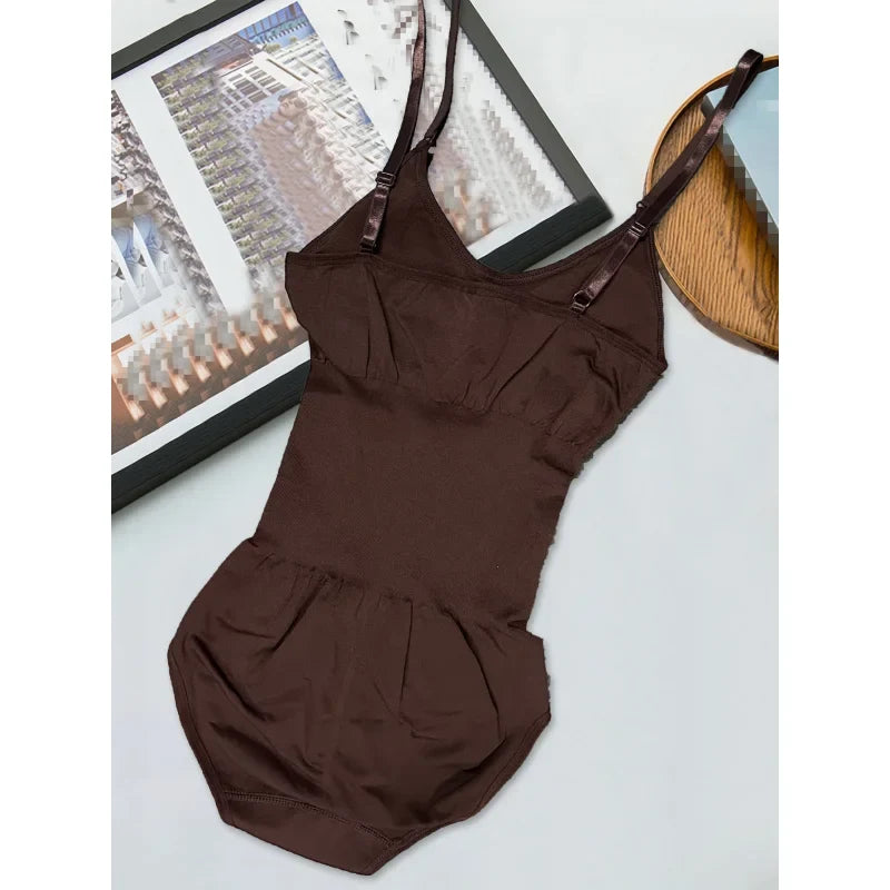Set of 3 Solid Color Body Shaping Bodysuits Designed to Lift Arms,They Come with Matching Panties Suitable for All Seasons