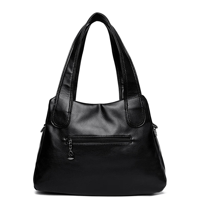100% Genuine Leather Women Handbag Fashion Girls Top-Handle Bucket Bag Soft Cowhide Female Shoulder Bags Women Crossbody Bag Sac