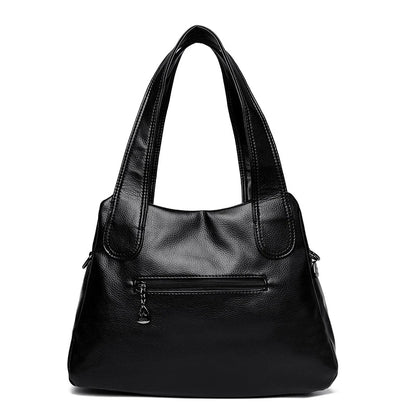 100% Genuine Leather Women Handbag Fashion Girls Top-Handle Bucket Bag Soft Cowhide Female Shoulder Bags Women Crossbody Bag Sac