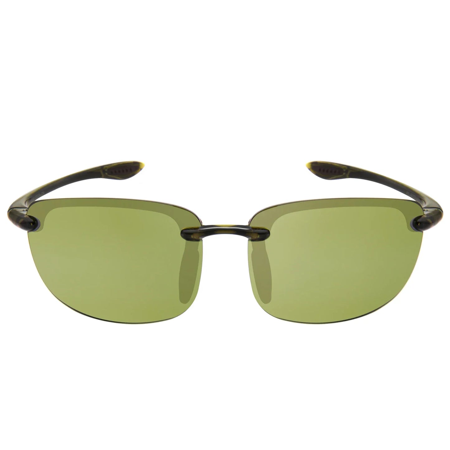 Rimless Polarized Sports Sunglasses Men&Women Tr90 Frame for Running Fishing Baseball Driving （8001）