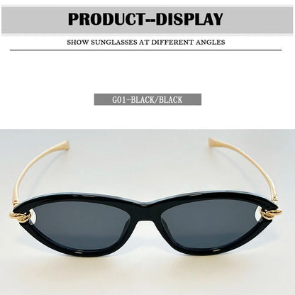 Cat Eye Sunglasses Women 2026 Designer Fashion Glasses Vintage Sunscreen Dropshipping Lentes De Sol Mujer Lunette Soleil Femme