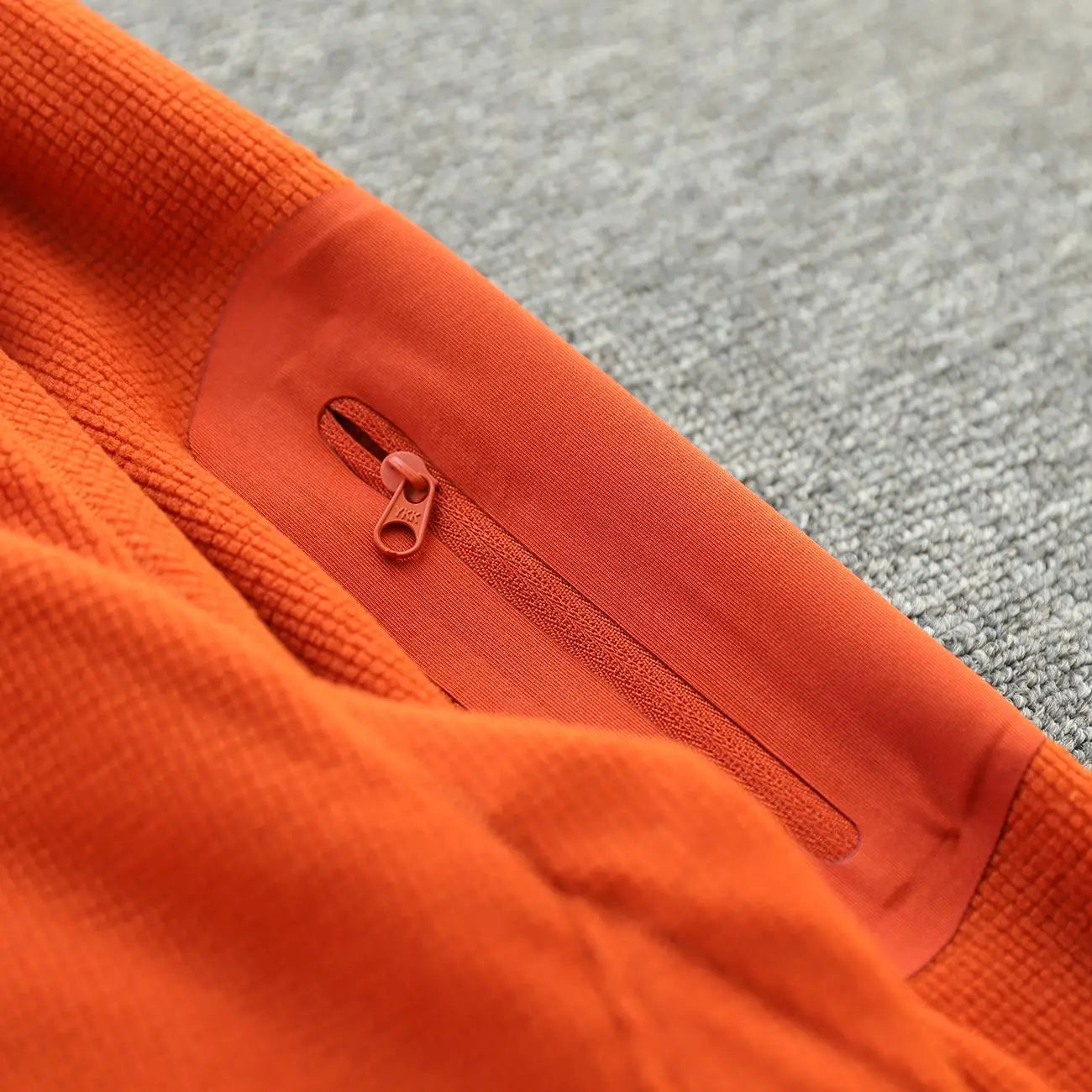 Outdoor Lightweight Fleece Sweatshirt Jacket Men's Zipper Closure Stand Collar Technical Fabric Comfortable Youth Fashion