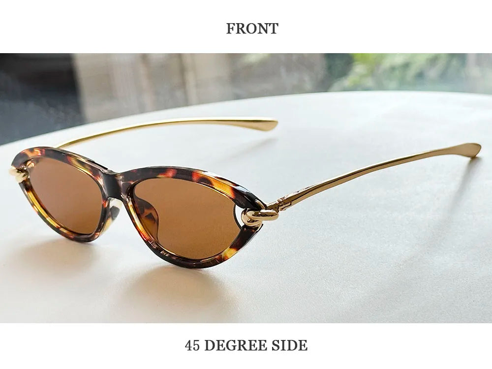 Designer Cat Eye Sunglasses Women Trendy 2026 Fashion Glasses Vacation Shades Luxe  Lunette Soleil Femme Lentes De Sol Mujer Sun