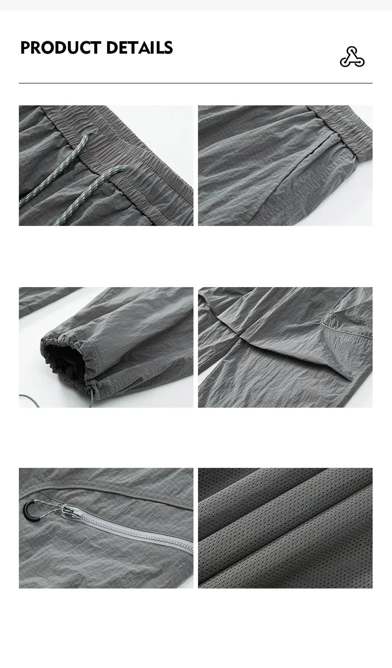 Male Hiking Pants Outdoor Waterproof Mountaineering Sports Trousers Autumn Elastic Waist Breathable Camping Fishing Cargo Pants