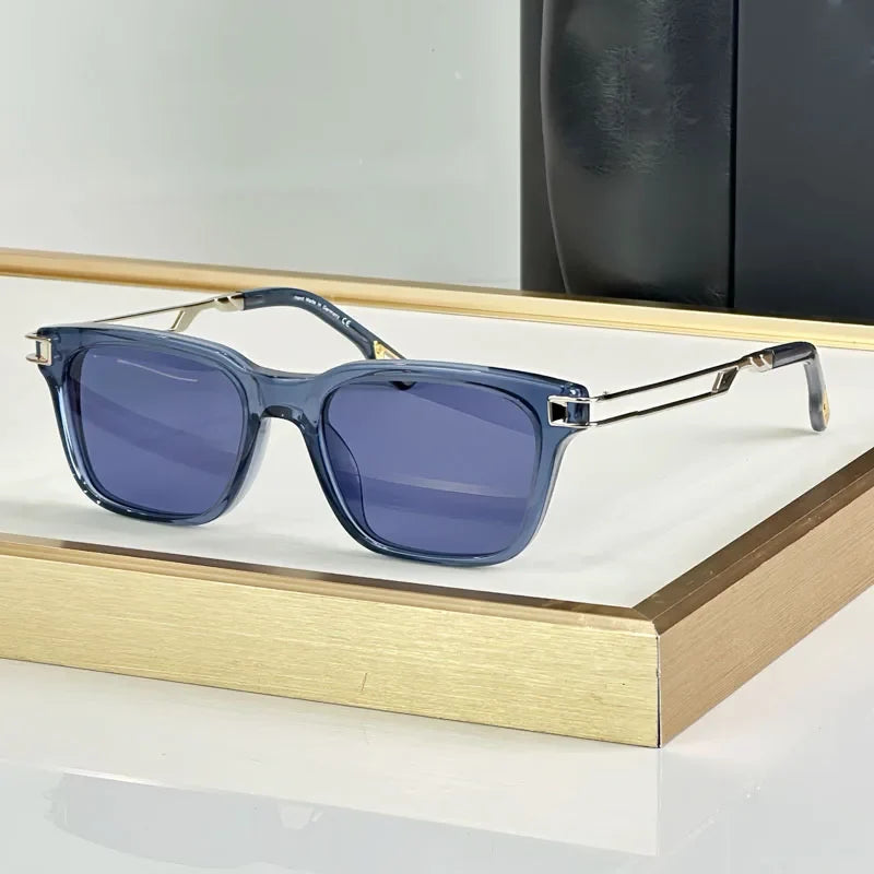 Luxury Crafted Designer Sunglasses Square for Men Women Top High Quality Classic Aesthetics Germany Brand Trendy UV400 with Case