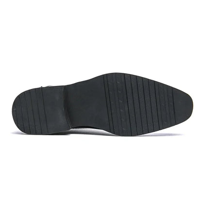 Fashion Color Mixed Mens Party Loafers Black White Business Leather Shoes Luxury Goods Summer New Coffee White Slip-On Shoes
