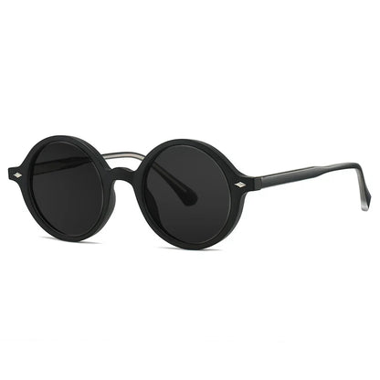 Fashion TR90 Round Big Frame Myopia Optical Prescription Gray Sunglasses For Women Men Driving Fishing Retro Sunglasses 0 to-6.0