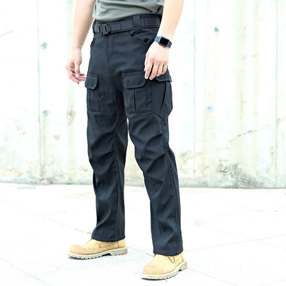 Man Tactical Pants Breathable Multi-Pocket Men's Cargo Pants Casual Outdoor Hiking Fishing Joggers Work Trousers Male Long Pant