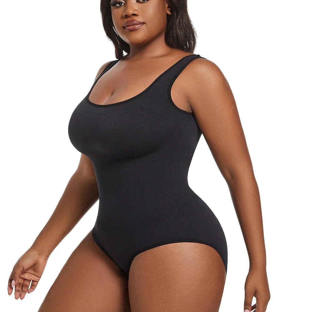 Plus Size Women's Briefs Bodysuit Butt Lifter Wide Shoulder Straps Shapewear Smooth Body Tummy Control Body Shaper XL-5XL New in