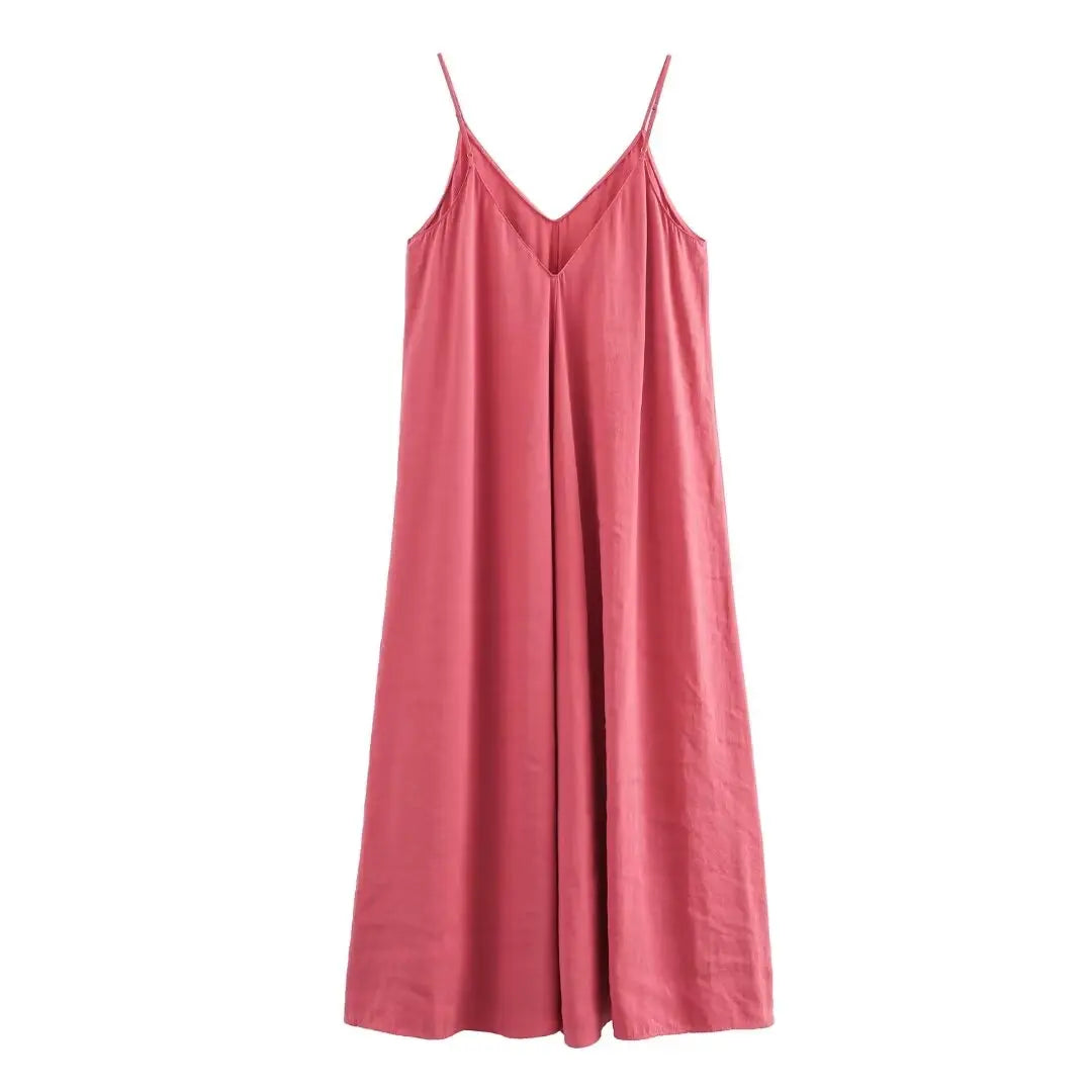 Black Slip Long Dresses for Women Red Draped Summer Dress Woman 2025 Sexy Backless Maxi Dress Women Summer Beach Dresses