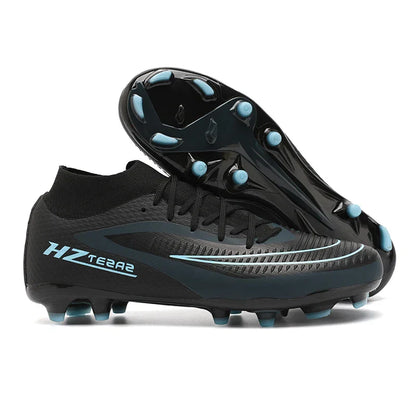New Men Soccer Shoes Sport Outdoor Football Boots Training Boys Breathable Cleats Adult Long Spikes Non Slip Match Comfortable