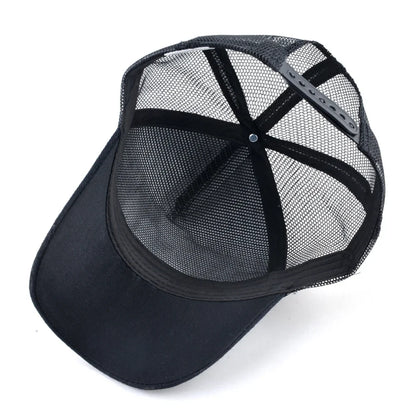 Fashion Baseball Cap With Embroidery Wolf Patch Snapback Hip Hop Trucker Caps Men Women Outdoor Breathable Visor Hat