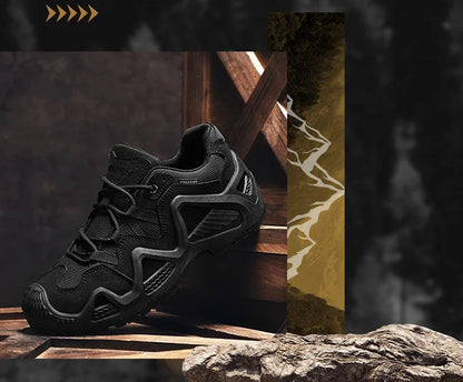 Big Size 46 Trekking Hiking Shoes Men Casual Sport Shoes Mesh Sneakers Outdoor Wear-resistant Climbing Hunting Sneaker