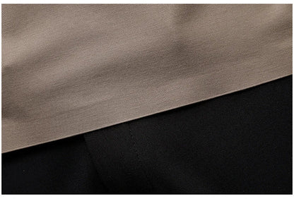 Mulberry Silk Men's Polo Shirts Luxury Long Sleeve Solid Color Golf Male T-shirts Spring Autumn Business Casual Man Tees