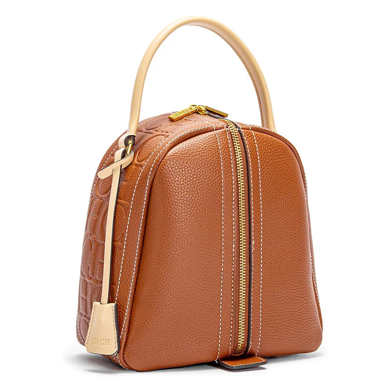 Women's Shoulder Bag New Wine Red Large Capacity Shell Bag Business Shoulder Strap