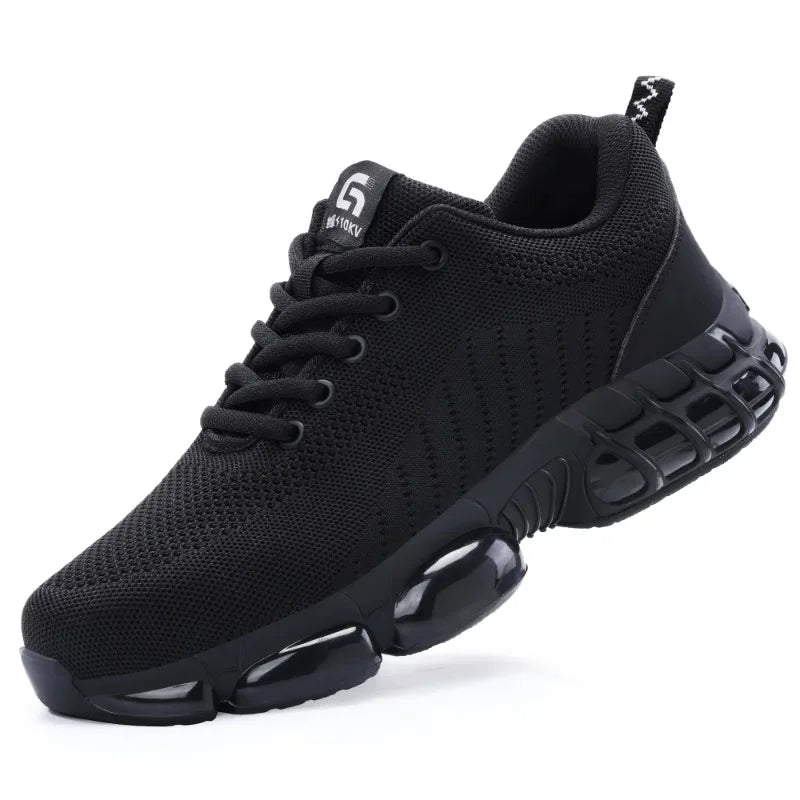 Latest 2024 Fashion Insulation 10KV Men Safety Work Shoes Sneakers Steel Toe Anti Smashing Indestructible Male Footwear