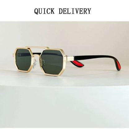 2025 Luxury Sunglass Men Vintage Steampunk Square Sunglasses Women Retro Fashion Glasses Sunglasses For Men Lunette Soleil Femme