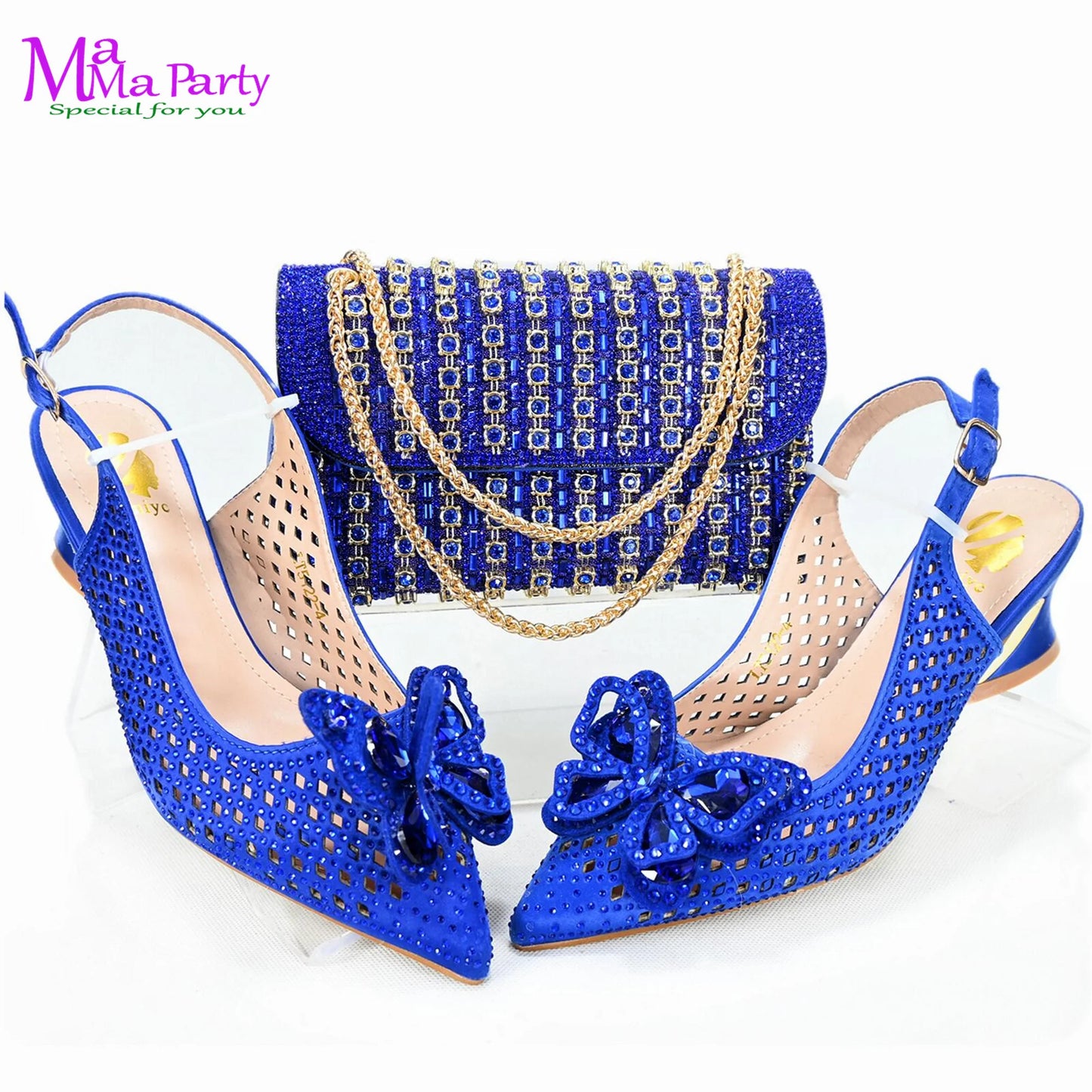 2025 High Quality Winter New Arrivals Specials Design Italian Shoes and Bag Set in Wine Color Low Heels Comfortable For Wedding