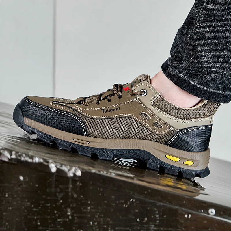 New Men's Shoes Summer Work Safety Shoes, Men's Anti Piercing Work Shoes, Protective Shoes, Safety Boots