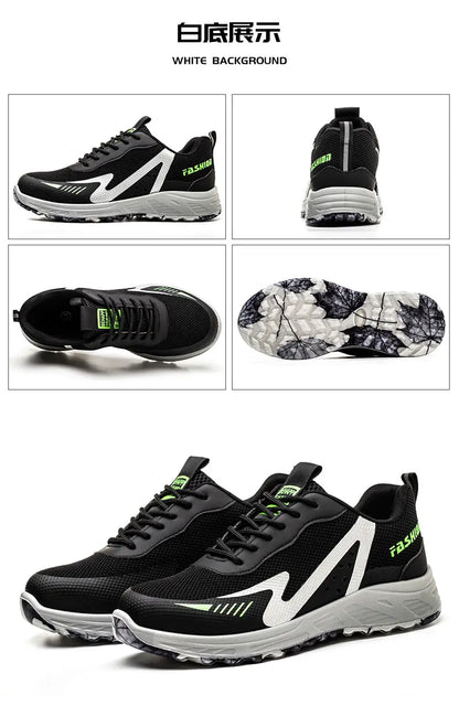 Fashion Insulation 6KV Plastic Toe Cap Labor Protection Shoes Anti Nail Indestructible Work Safety Boots Sneakers Male Footwear