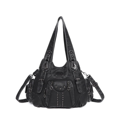 Women Handbags Women Shoulder Bags Fashion PU Leather Handbag Female Satchel Big-capacity Shoulder Purse Bag bolsa feminina