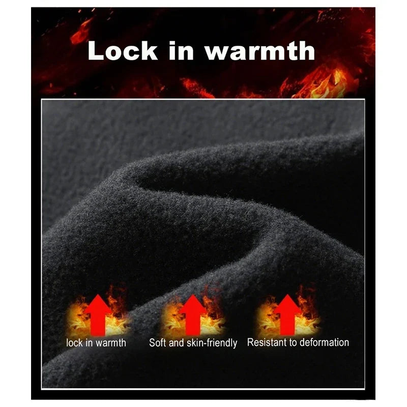 Men's Skiing Snow Pants Camping Fleece Lined Waterproof Winter Insulated Hiking Trekking Pant Outdoor Work Hunting