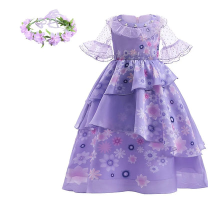 Kids Cinderella Costume Princess Dress for Girls Children Rapunzel Snow White Belle Jasmine Elsa Aurora Cosplay Carnival Dresses
