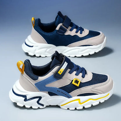 Boys' Summer Mesh Breathable Sneakers Anti-Skid Outdoor Tennis Shoes for Children Sport Running Size 28-39