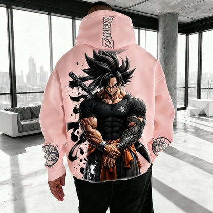 Gym Son Goku Saiyan Dragon Ball Harajuku 2026 Streetwear Men Vintage Hoodie Winter Women Oversized Hooded Sweatshirt Long Sleeve