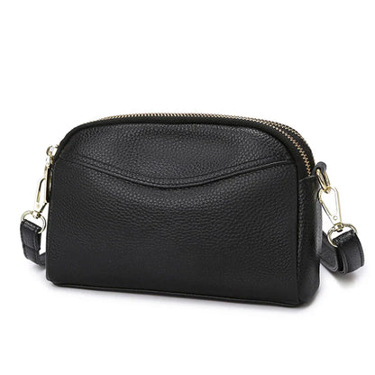 100% cowhide Womens New Korean Fashion Ladies Shoulder Bag Trend Handbags Retro Designer Luxury Female Totes Handbag for Girls