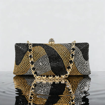 Festive Elegance Spot Goods Dazzling Heels and Chic Long Bag Clutch Perfect Combination Of Shoes And Bag for Special Occasions