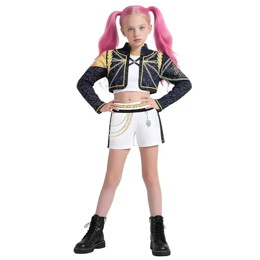 Mira Cosplay Costume kpop Women Girls Halloween Carnival Audlt Kids Child Party Role Playing Outfits